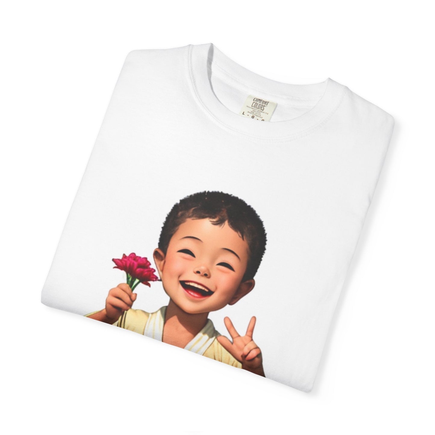 Joven Buda y Flor ("Mensaje Atrás")